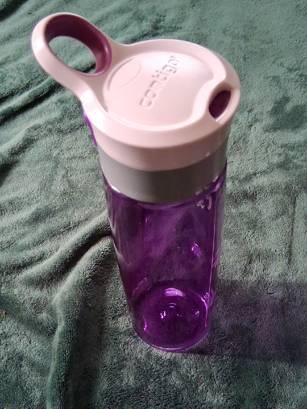 Contigo Purple Bottle with Light Pink Lid and Gray Accent